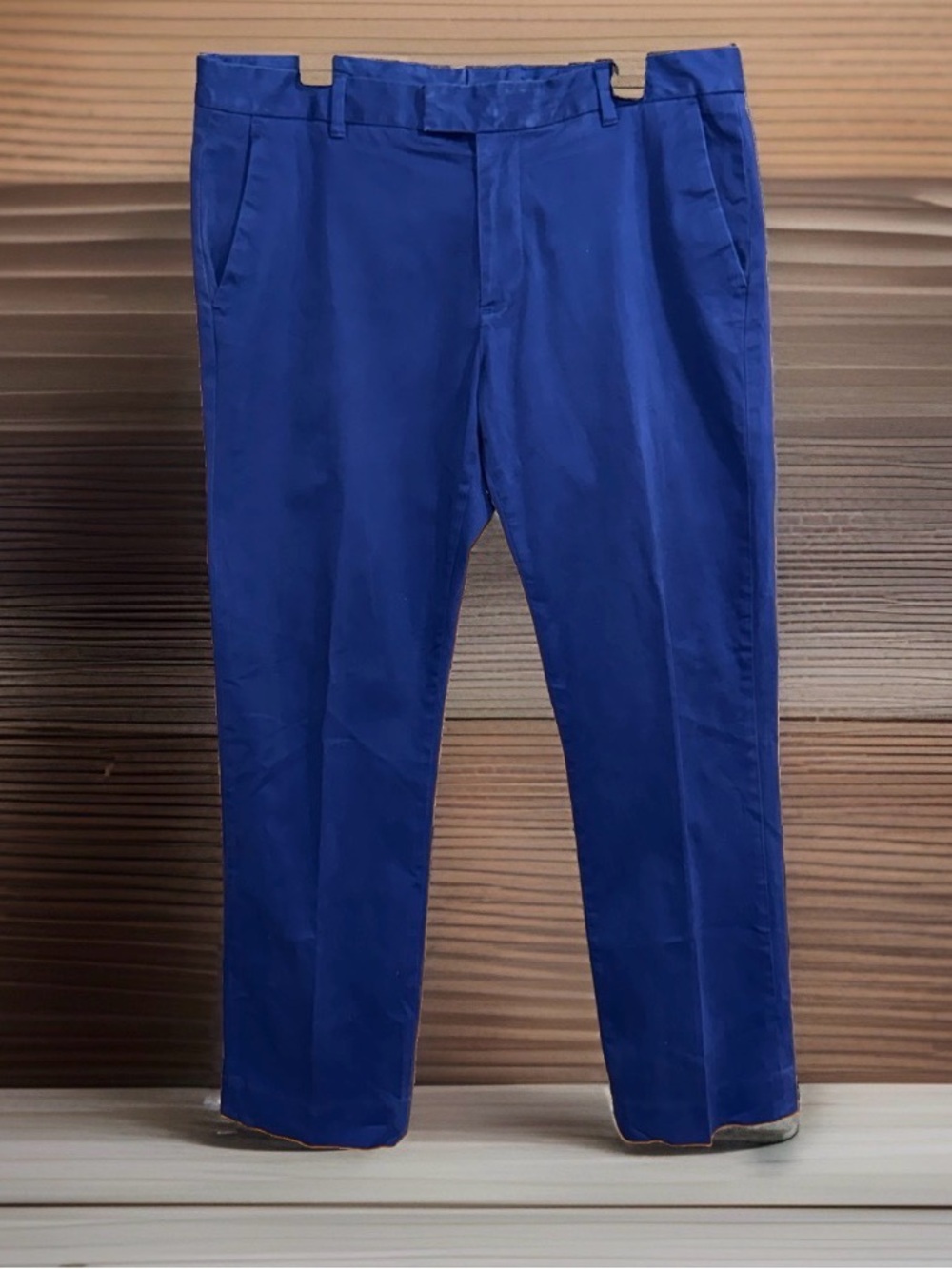 Fairlane Men's Classic Estate Blue Chino Pants-36”x32”-EC